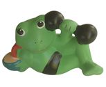 Sapo levanta peso